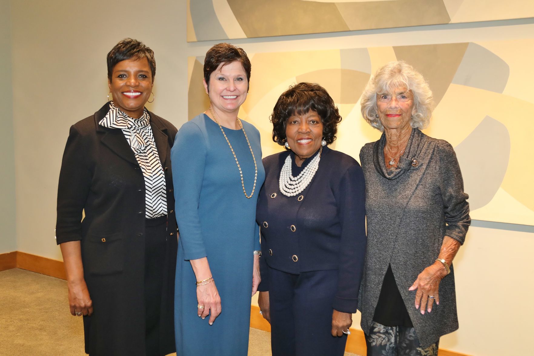 Dr. Gwendolyn Packnett, Marian Nunn, Peggy Lewis LeCompte, Carol Loeb